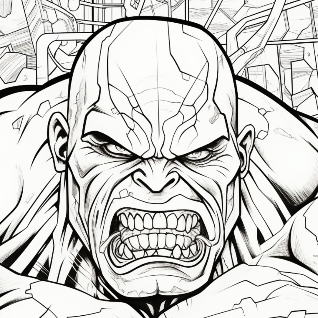 Marvel Heroes Coloring Pages - Sharekkna Online