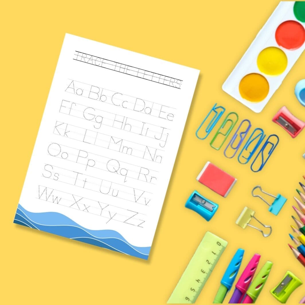 This is a promotional image displaying online printable educational resources available for download at Sharekknaonline.com. The image features colorful elements such as alphabets and numbers, suitable for coloring activities. Additionally, it showcases tracing exercises designed to aid in learning. Visit Sharekknaonline.com to access and download these educational materials. They are available uniquely at SharekknaOnline.com. They can be downloaded and printed at home or your local print house.