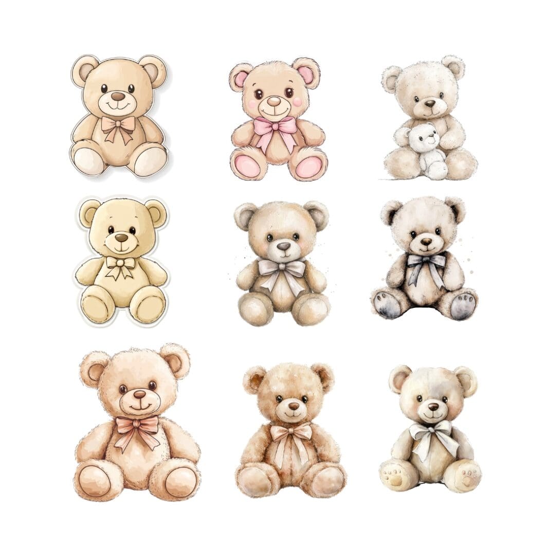 Beige Teddy Bear Clipart