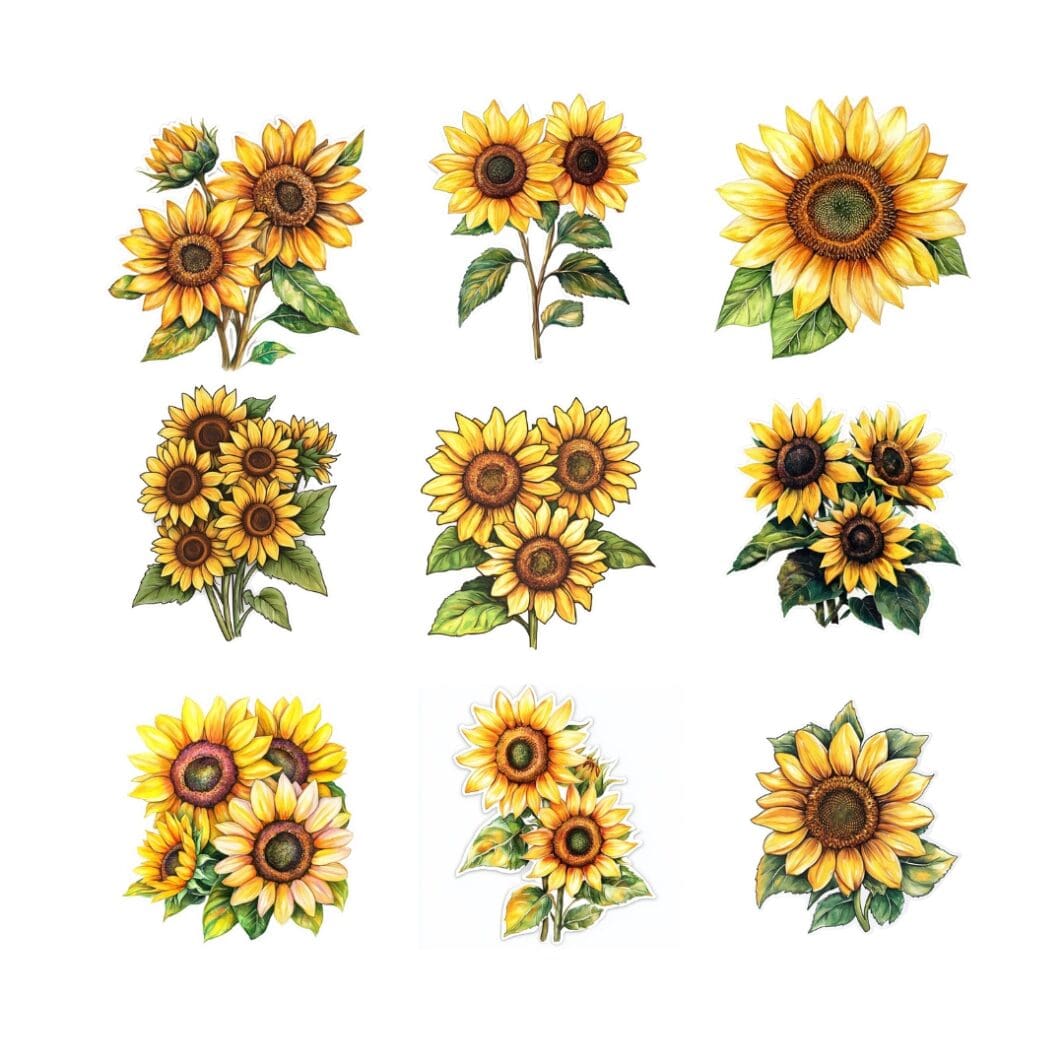 Sunflower Stickers