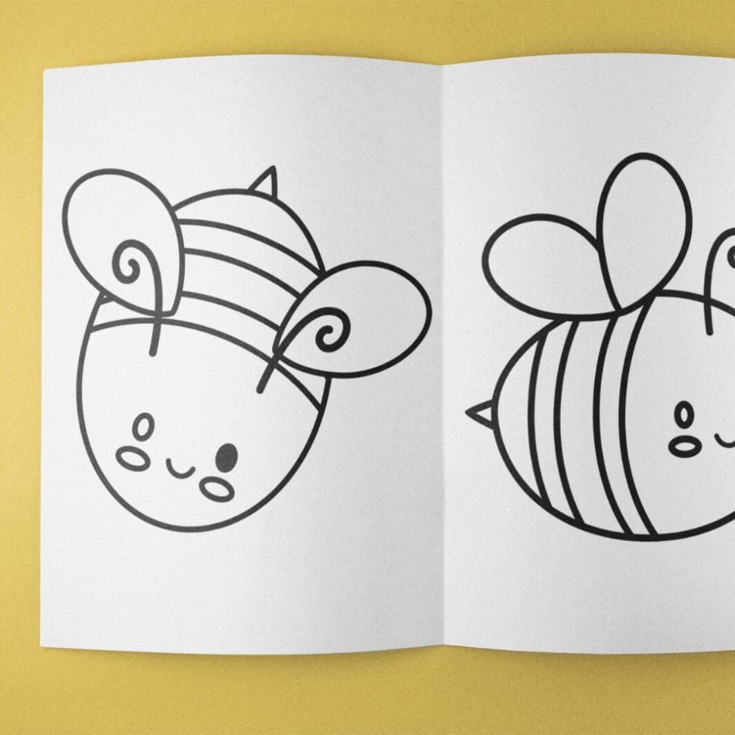 Bee Coloring Pages - Image 2