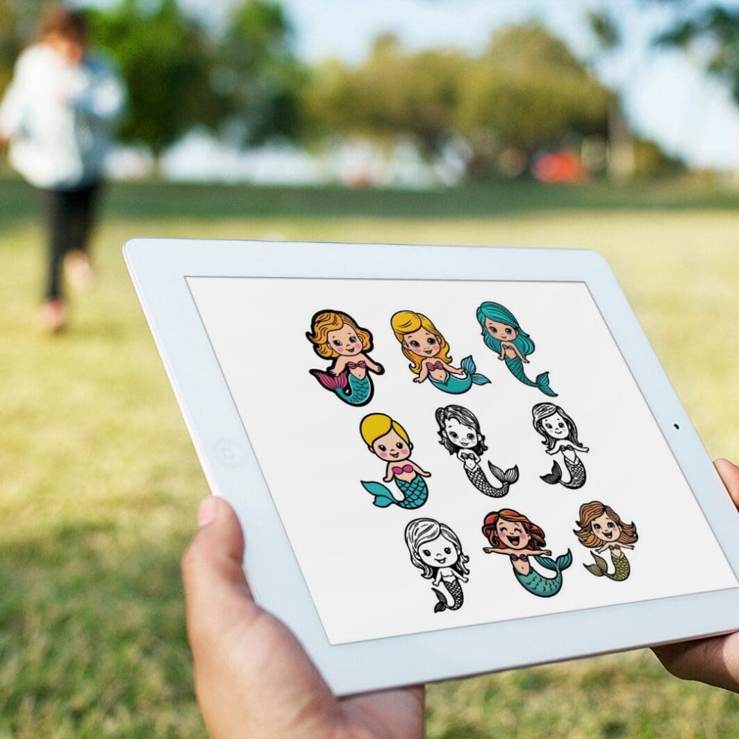 Cute Mermaid Stickers - Image 3