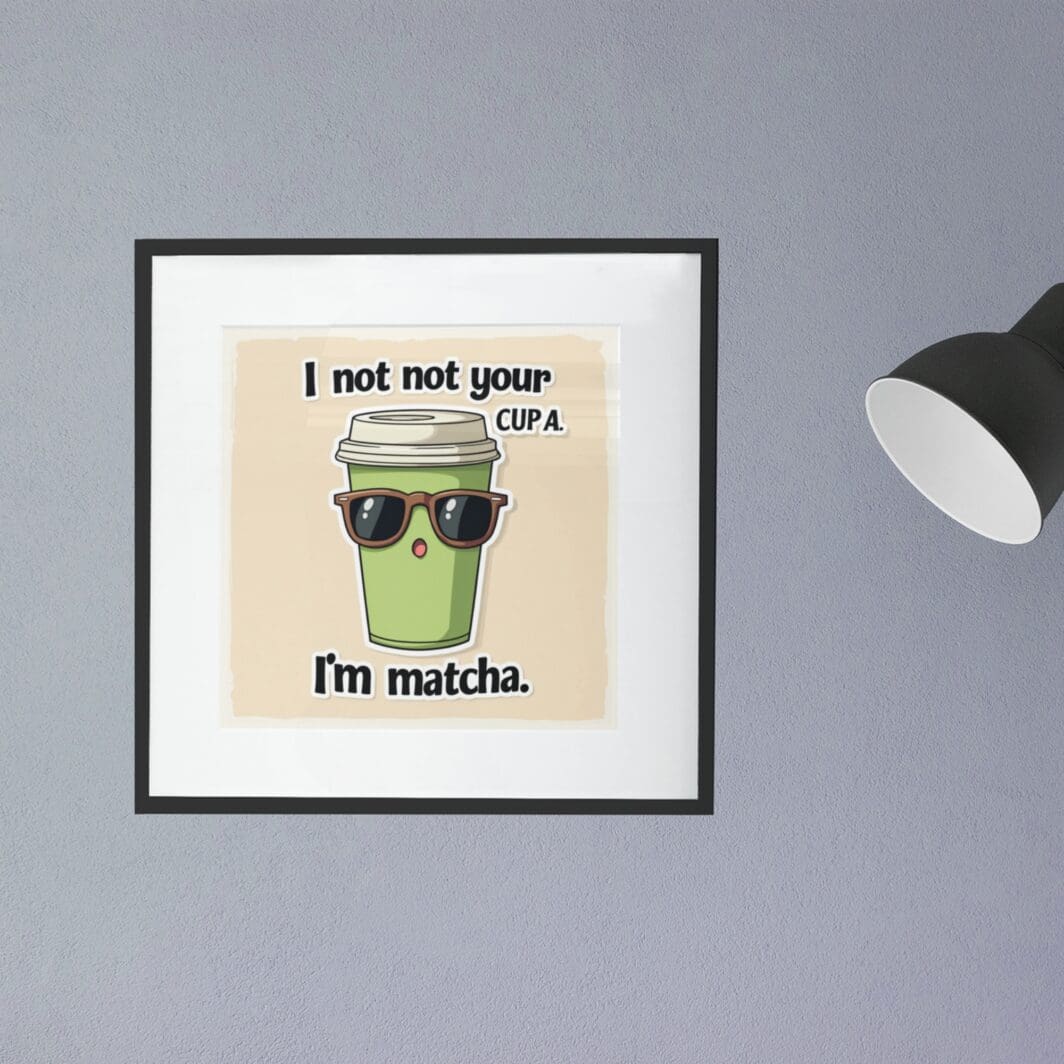 Matcha Funny Words Posters - Image 5