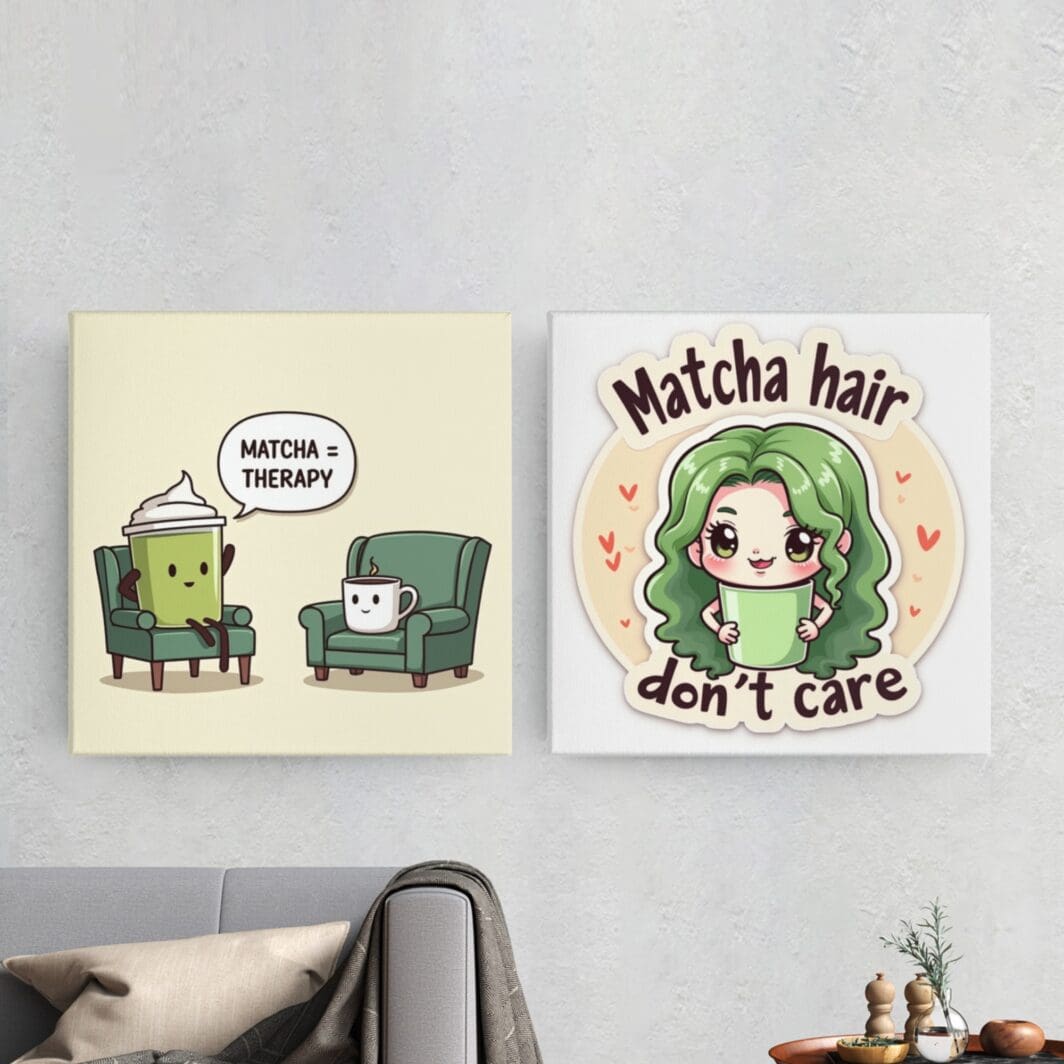 Matcha Funny Words Posters - Image 8